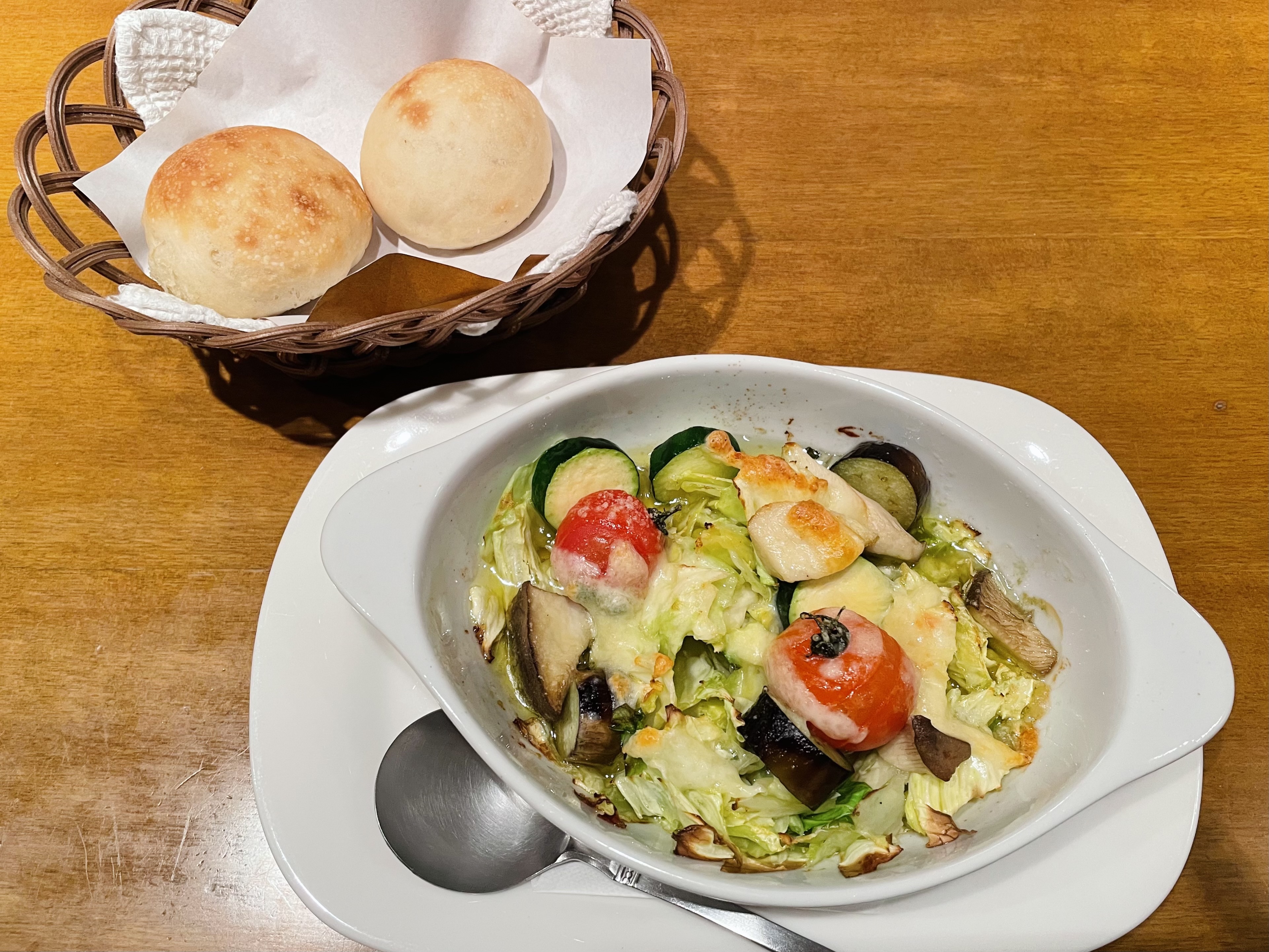 野菜のチーズ焼き