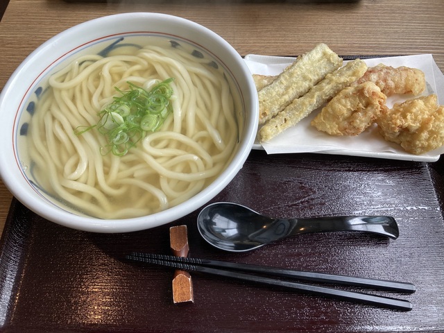 うどん　注文のお品